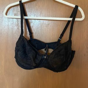 Victoria Secret Black See-Through Bra